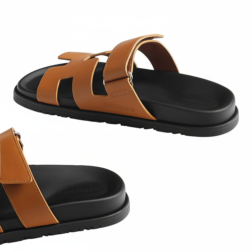 Hermes Chypre Sandals - Brown