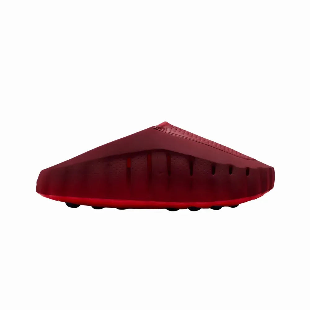 Red outdoor umbrella cover on a white background
