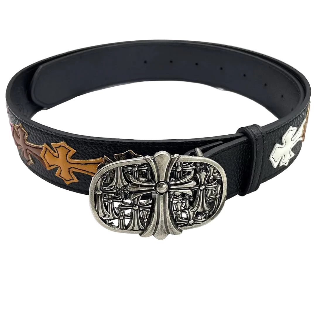 Chrome Hearts Belt - "Black/Orange"