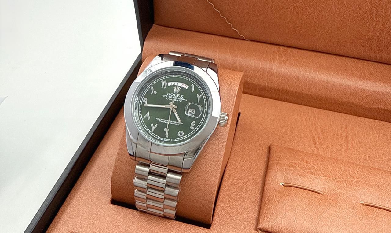 Rolex Day-Date Dark Green Dial - Arabic Numerals