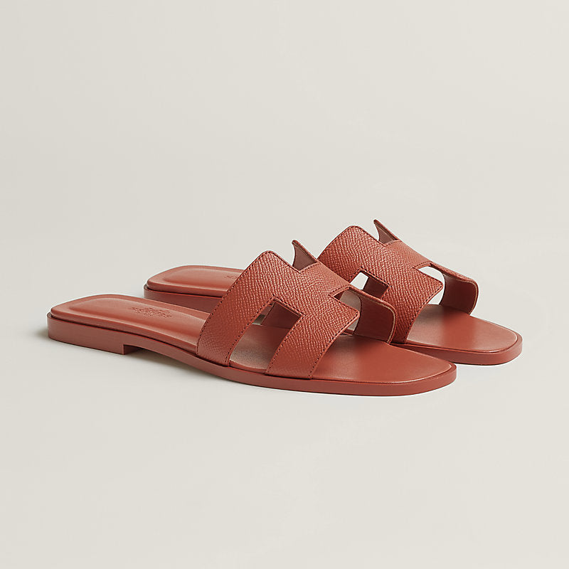 Hermes Oran Sandals - Brown