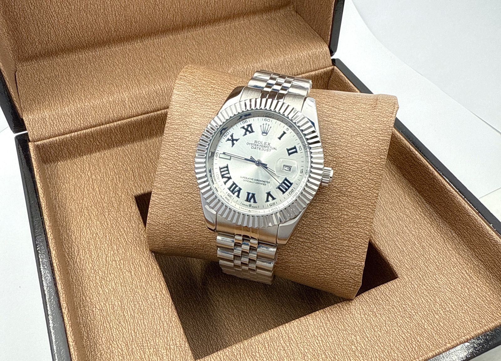 Rolex Date-Just “White Gold & Blue”