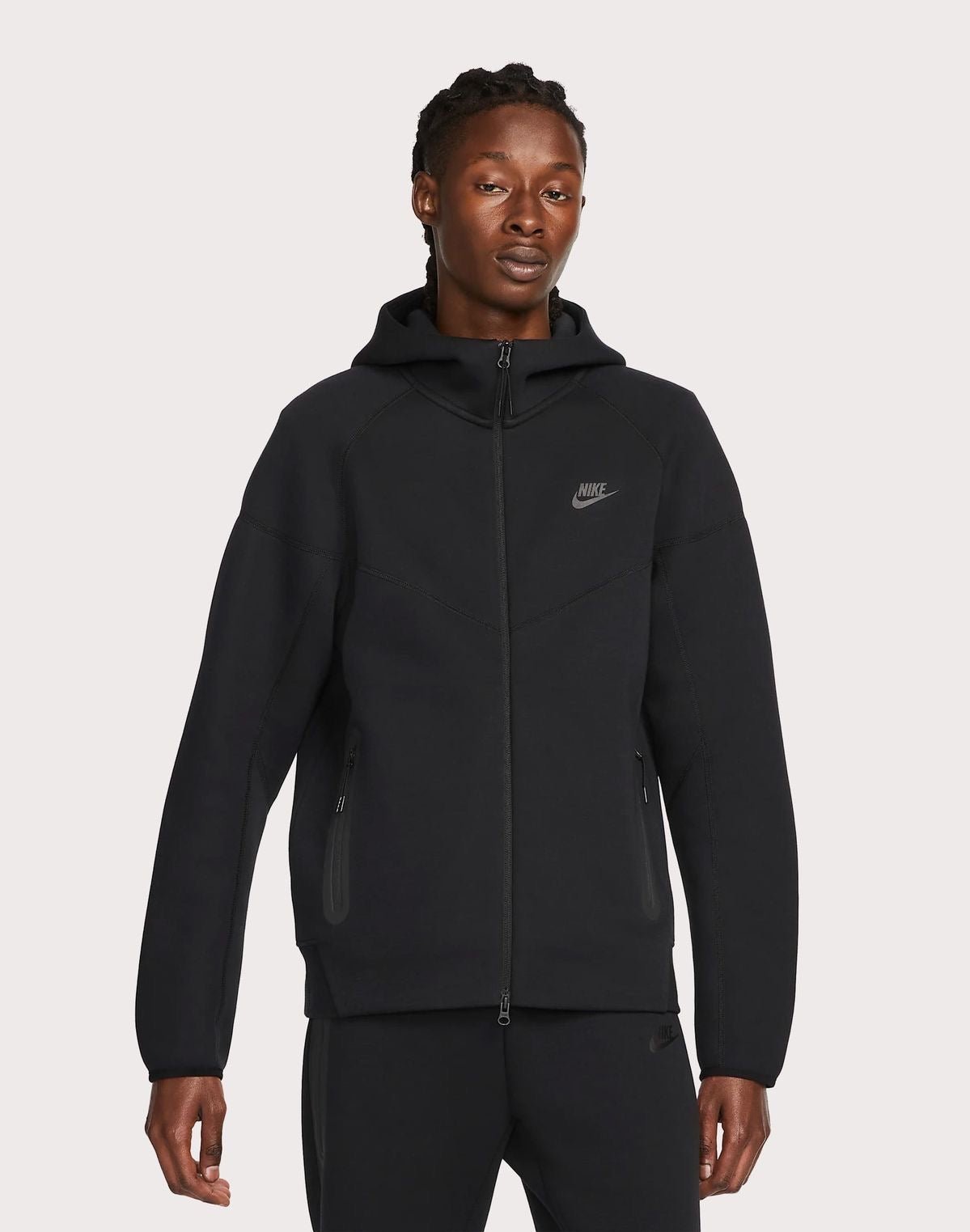 Nike Tech Fleece Jacket - Black - CHEARTZ